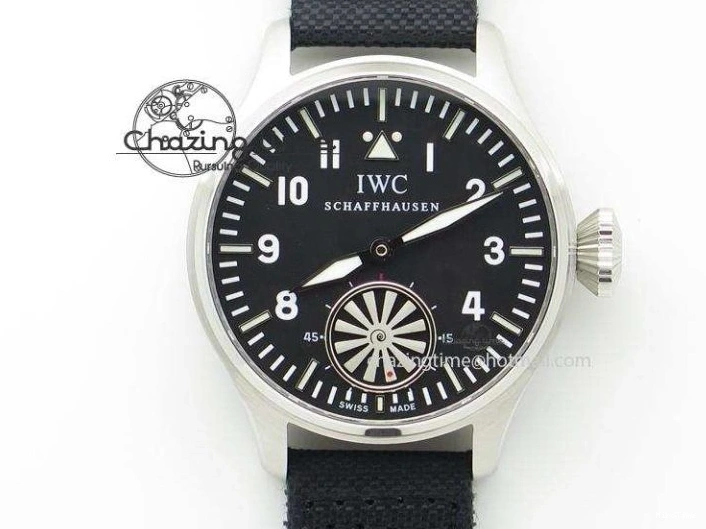 MIROTIME 0315 Pilot Chrono SS IW387809 ZF 1:1 Best Edition Silver Dial On SS Bracelet A Trendsetting 7327